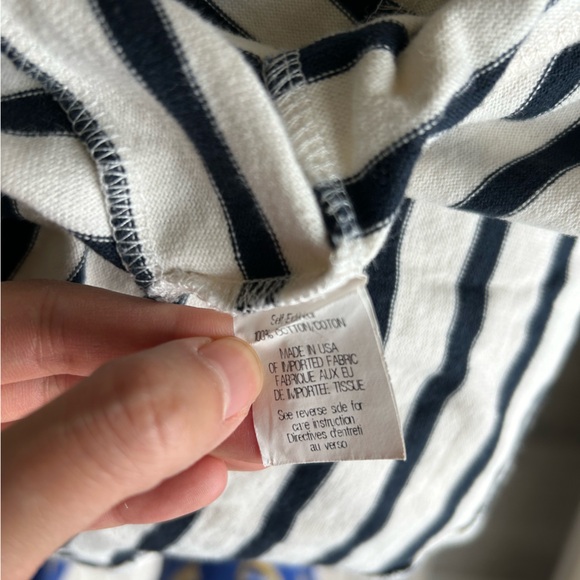 Theory black and white stripe dress - Picture 5 of 6